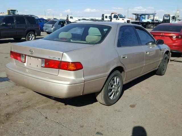 4T1BG22K91U070021 - 2001 TOYOTA CAMRY CE TAN photo 4