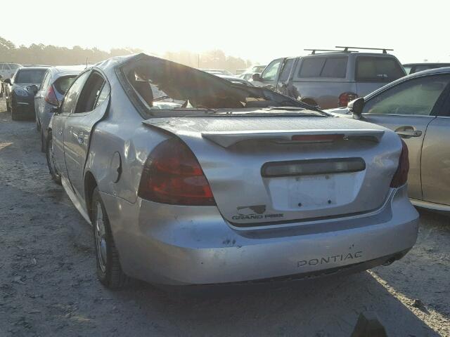 2G2WP552681104591 - 2008 PONTIAC GRAND PRIX GRAY photo 3