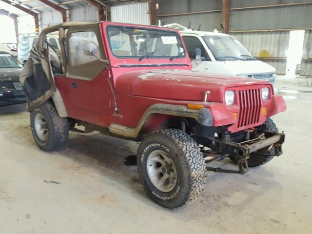 2J4FY19P7NJ502597 - 1992 JEEP WRANGLER / RED photo 1