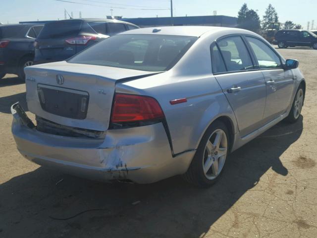 19UUA66296A072104 - 2006 ACURA 3.2TL SILVER photo 4