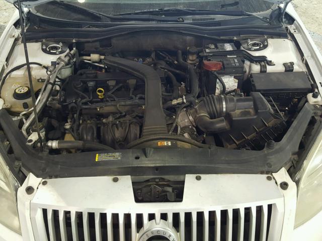 3MEHM07Z37R637212 - 2007 MERCURY MILAN WHITE photo 7