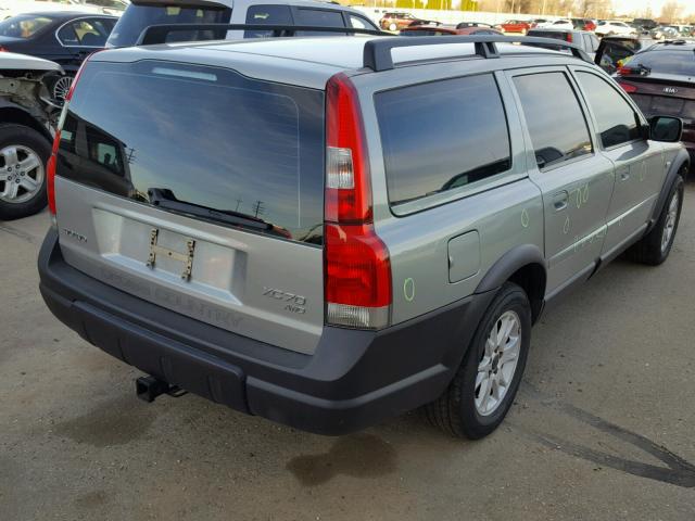 YV1SZ59H141164226 - 2004 VOLVO XC70 GREEN photo 4