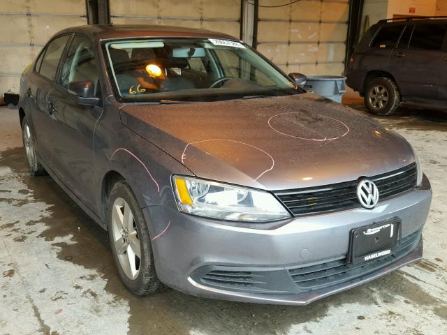 3VW3L7AJ4BM125732 - 2011 VOLKSWAGEN JETTA TDI GRAY photo 1