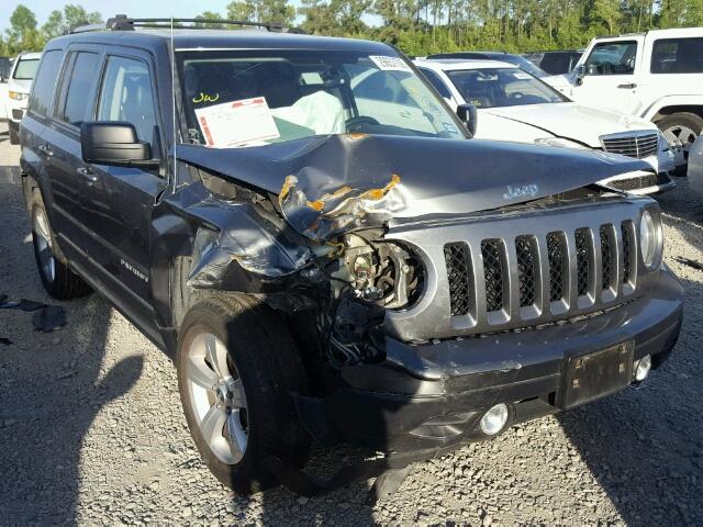 1C4NJPCB1CD539183 - 2012 JEEP PATRIOT LI GRAY photo 1