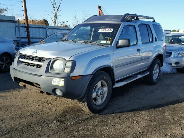 5N1MD28YX2C577157 - 2002 NISSAN XTERRA SE SILVER photo 2