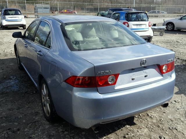 JH4CL96844C038971 - 2004 ACURA TSX BLUE photo 3