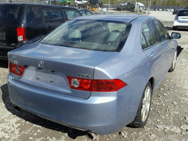 JH4CL96844C038971 - 2004 ACURA TSX BLUE photo 4