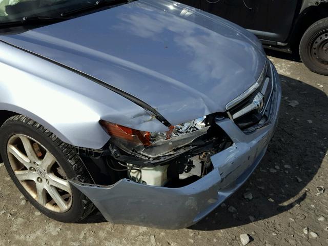 JH4CL96844C038971 - 2004 ACURA TSX BLUE photo 9