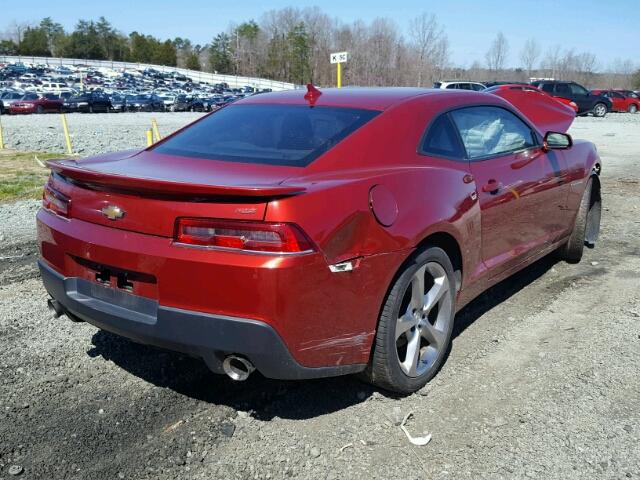 2G1FB1E32E9246812 - 2014 CHEVROLET CAMARO LT RED photo 4