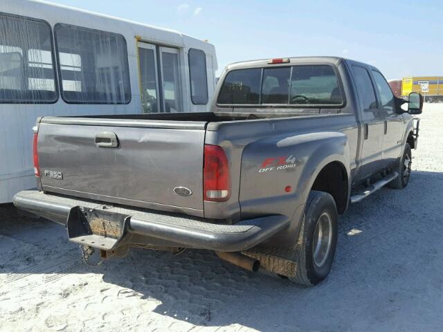 1FTWW33P63ED83114 - 2003 FORD F350 SUPER GRAY photo 4