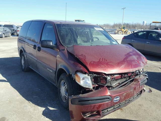 1GNDX03E53D252819 - 2003 CHEVROLET VENTURE RED photo 1