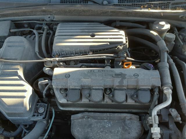 1HGES25781L075712 - 2001 HONDA CIVIC EX Mavi foto 7