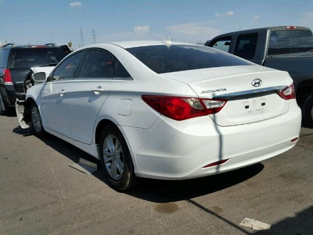 5NPEB4AC6BH013731 - 2011 HYUNDAI SONATA GLS WHITE photo 3