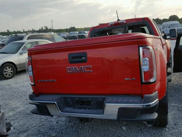 1GTP6CE18G1272476 - 2016 GMC CANYON SLE RED photo 4