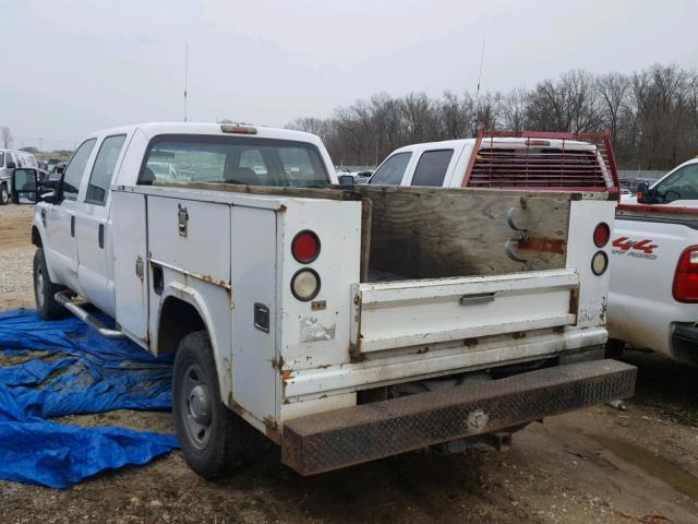 1FTSW21R88EC02034 - 2008 FORD F250 SUPER WHITE photo 3