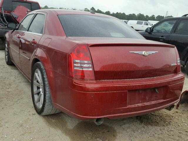 2C3LA73W47H662810 - 2007 CHRYSLER 300C SRT-8 RED photo 3