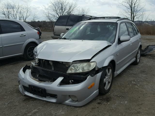 JM1BJ245531127610 - 2003 MAZDA PROTEGE PR SILVER photo 2