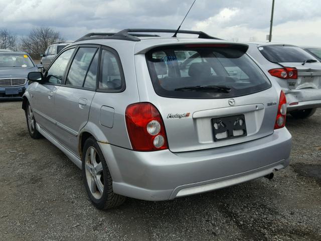 JM1BJ245531127610 - 2003 MAZDA PROTEGE PR SILVER photo 3