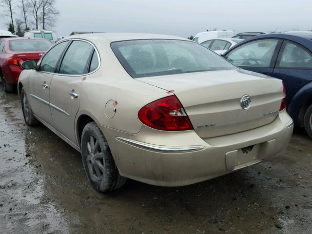 2G4WD582691122019 - 2009 BUICK LACROSSE C GOLD photo 3