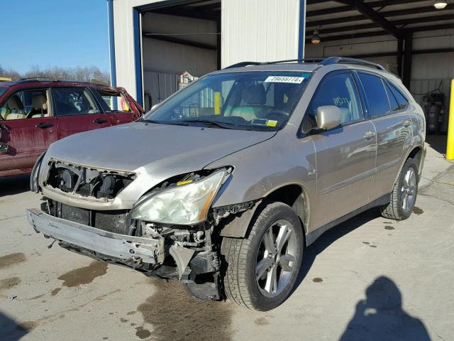 JTJHW31U560004927 - 2006 LEXUS RX 400 GOLD photo 2