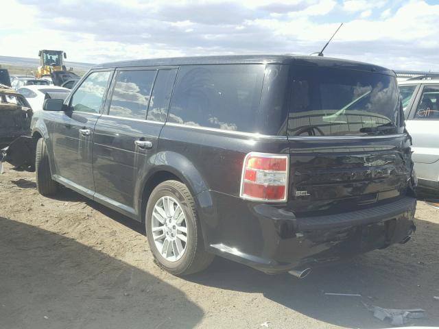 2FMGK5C89HBA04531 - 2017 FORD FLEX SEL BLACK photo 3