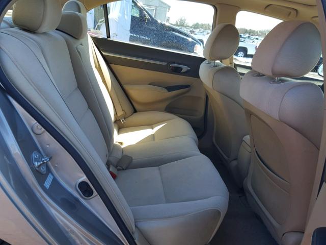 2HGFA16826H520149 - 2006 HONDA CIVIC EX Qızıl foto 6