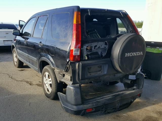 JHLRD78894C043161 - 2004 HONDA CR-V EX BLACK photo 3