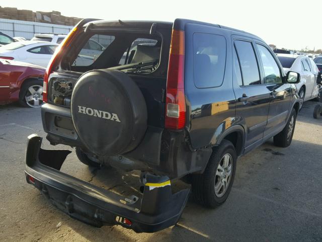 JHLRD78894C043161 - 2004 HONDA CR-V EX BLACK photo 4