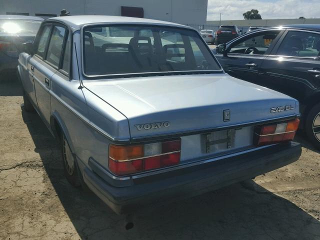 YV1AA884XL1412295 - 1990 VOLVO 240 BASE BLUE photo 3