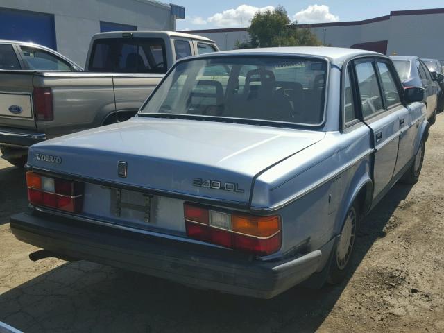 YV1AA884XL1412295 - 1990 VOLVO 240 BASE BLUE photo 4