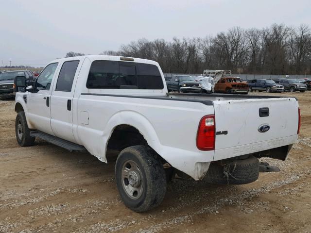 1FTWW31R88EA08739 - 2008 FORD F350 SRW S WHITE photo 3