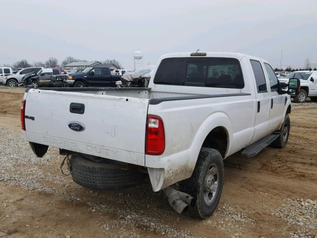 1FTWW31R88EA08739 - 2008 FORD F350 SRW S WHITE photo 4