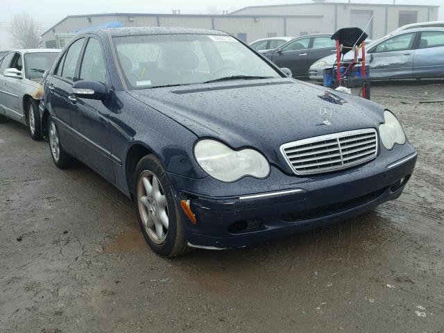 WDBRF84J43F437961 - 2003 MERCEDES-BENZ C 320 4MAT BLUE photo 1