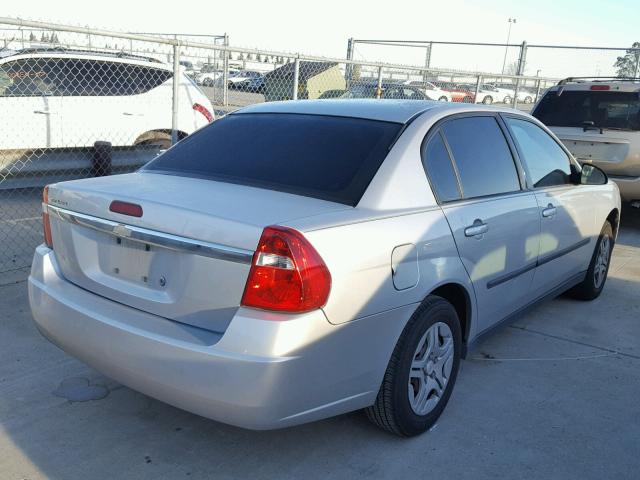 1G1ZS52F85F109903 - 2005 CHEVROLET MALIBU SILVER photo 4