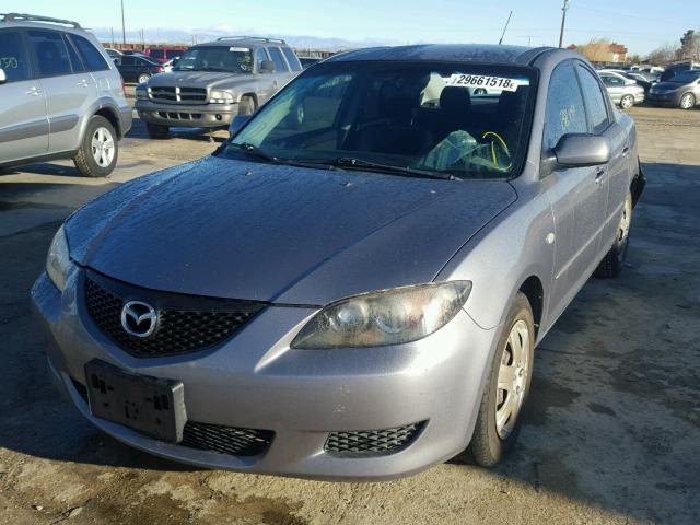 JM1BK32G161504672 - 2006 MAZDA 3 I GRAY photo 2