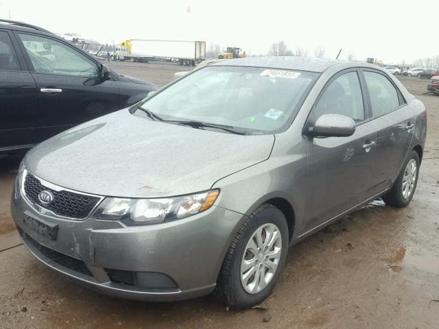 KNAFU4A27C5488857 - 2012 KIA FORTE EX GRAY photo 2