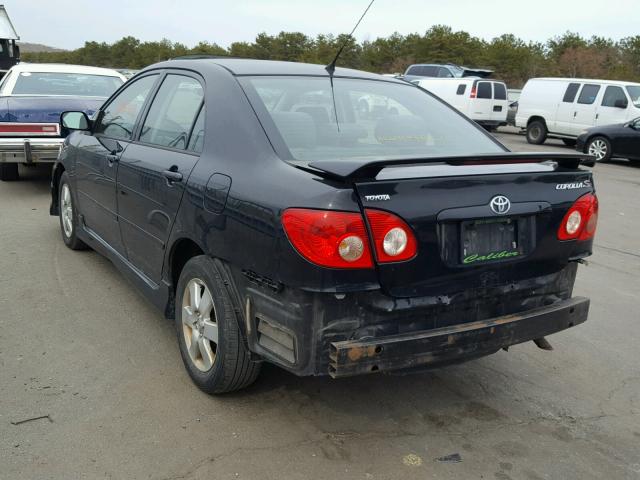 2T1BR32EX7C727980 - 2007 TOYOTA COROLLA CE BLACK photo 3