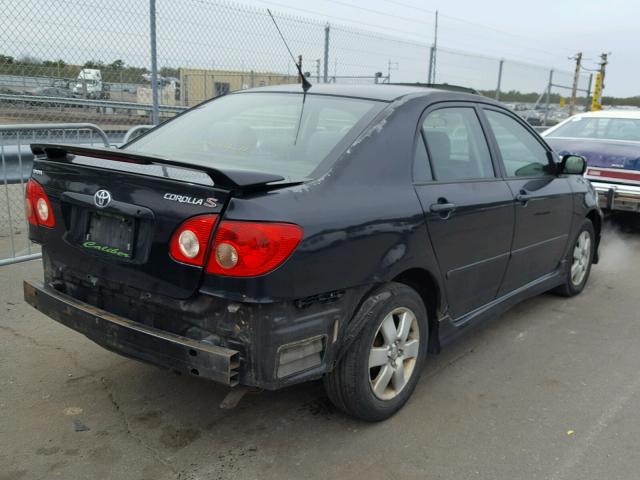 2T1BR32EX7C727980 - 2007 TOYOTA COROLLA CE BLACK photo 4