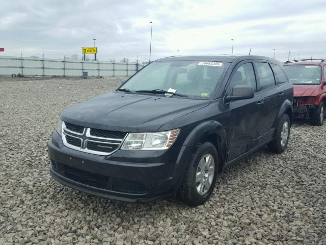 3D4PG4FB7BT536933 - 2011 DODGE JOURNEY EX BLACK photo 2