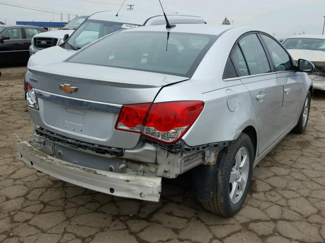 1G1PC5SB4E7366813 - 2014 CHEVROLET CRUZE LT SILVER photo 4