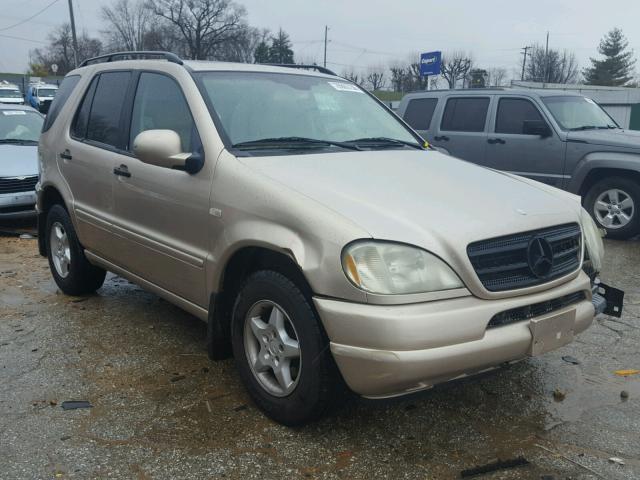 4JGAB54E91A287475 - 2001 MERCEDES-BENZ ML 320 TAN photo 1