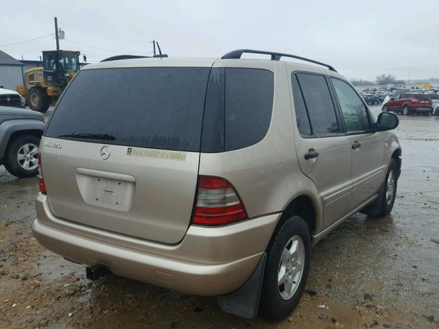 4JGAB54E91A287475 - 2001 MERCEDES-BENZ ML 320 TAN photo 4