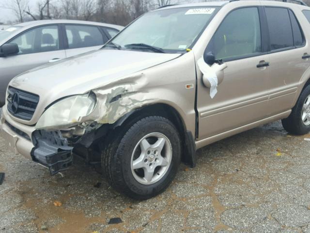 4JGAB54E91A287475 - 2001 MERCEDES-BENZ ML 320 TAN photo 9