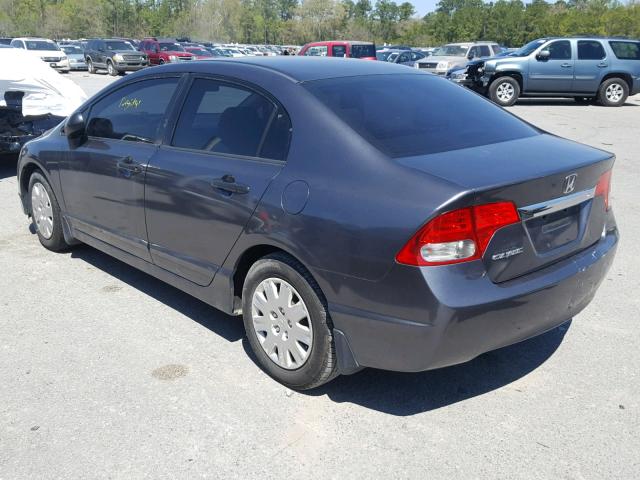 2HGFA1F35AH512561 - 2010 HONDA CIVIC VP GRAY photo 3