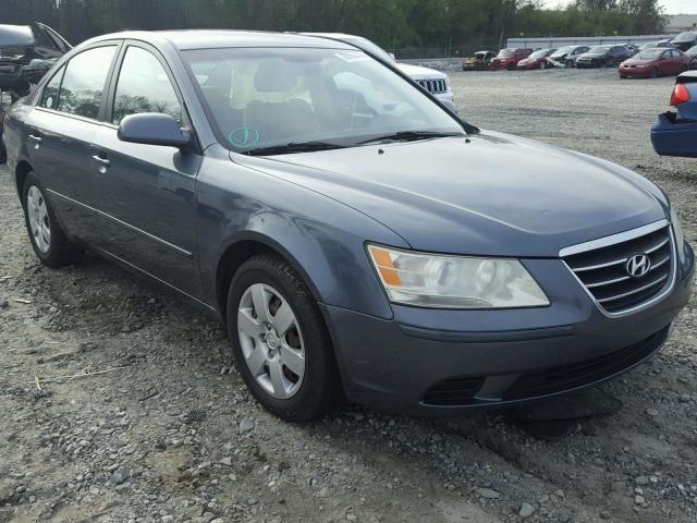 5NPET46C79H503790 - 2009 HYUNDAI SONATA GLS BLUE photo 1