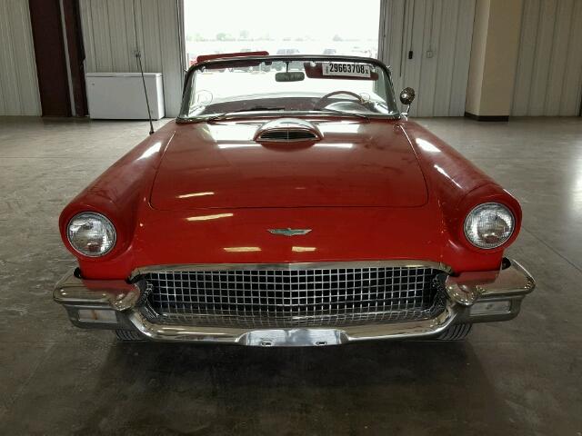 D7FH109867 - 1957 FORD T BIRD RED photo 10