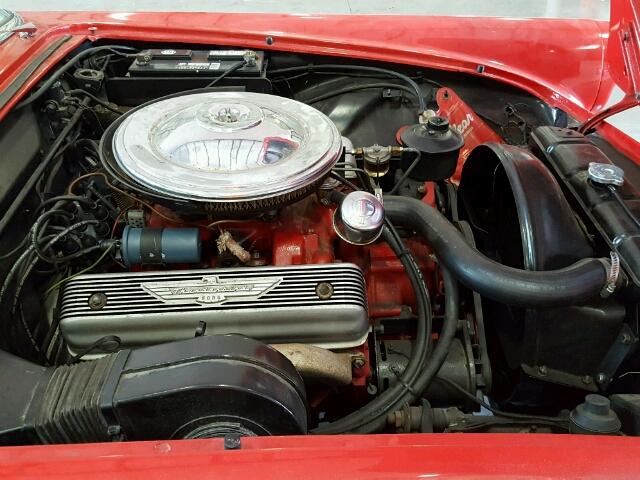 D7FH109867 - 1957 FORD T BIRD RED photo 7