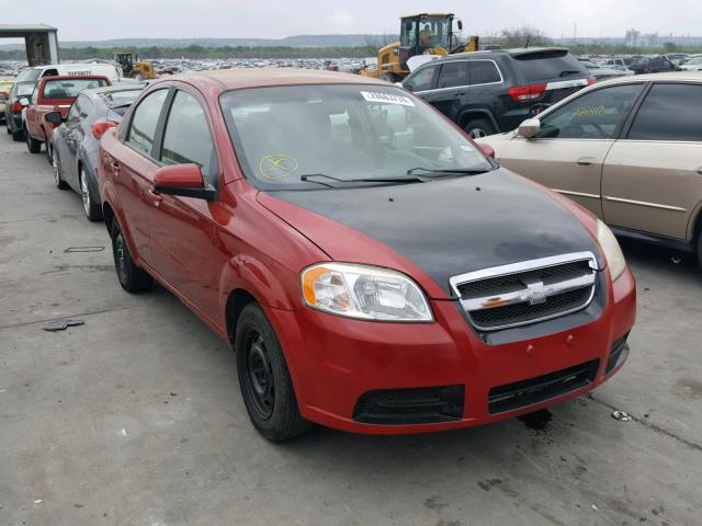 KL1TD5DE6AB103070 - 2010 CHEVROLET AVEO LS 红色 照片 1