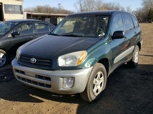 JTEGH20VX10007355 - 2001 TOYOTA RAV4 GREEN photo 2