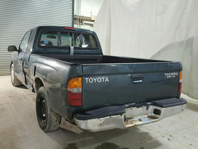 4TAVN52N6WZ003806 - 1998 TOYOTA TACOMA XTR GREEN photo 3